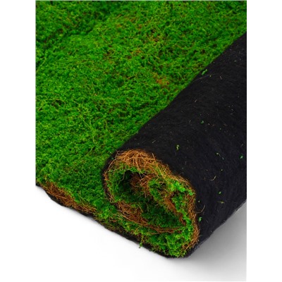 Мох искусственный, декоративный, полотно 1×1 м, цвет мох, Greengo