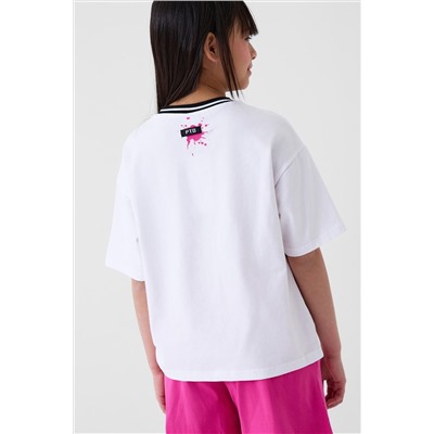 Фуфайка трикотажная для девочек (футболка) PLAYTODAY, 1240310