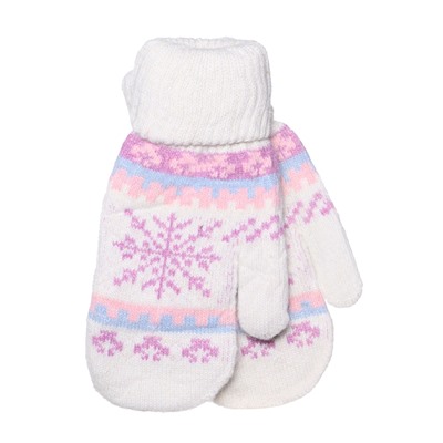 Варежки жен. Verita снежинка