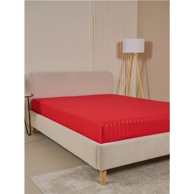 Простыня Микрофибра Страйп - Красный