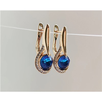 Серьги с кристаллами Swarovski