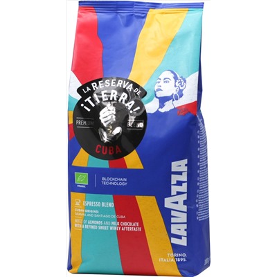 LAVAZZA. Tierra Cuba (зерновой) 1 кг. мягкая упаковка
