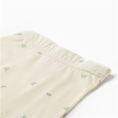 Штанишки детские MINAKU, рост 62-68 см, молочные