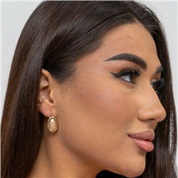 Серьги коллекция "Дубай" покрытие позолота, 38002, арт.216.353