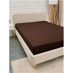 Простыня Микрофибра Страйп - Шоколад