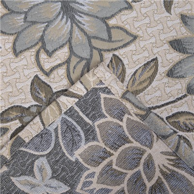 Покрывало гобеленовое Этель «Роскошь», серебряный, 140×200 см, п/э 80%, хлопок 20%, 450 г/м