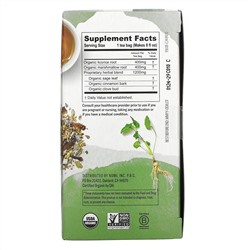 Numi Tea, Organic, Throat Soother, Caffeine Free, 16 Non-GMO Tea Bags, 1.13 oz (32 g)