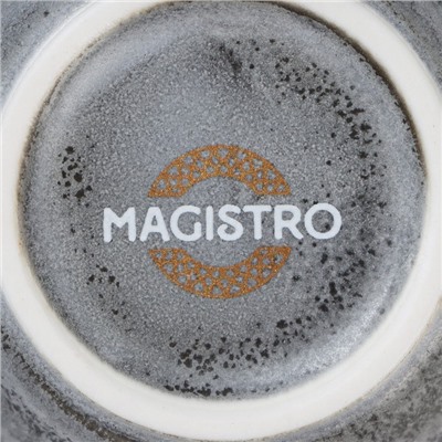 Чашка Magistro Urban, 200 мл, фарфор, серая