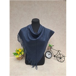 Платок из кашемира, цвет тёмно-синий