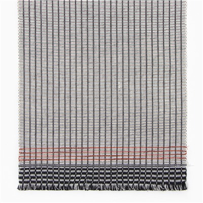 Дорожка на стол «Этель», 33×182 см, 100% хлопок, серая