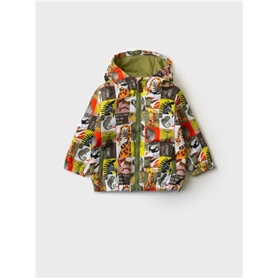 Куртка детская текстильная с полиуретановым покрытием для мальчиков (ветровка)