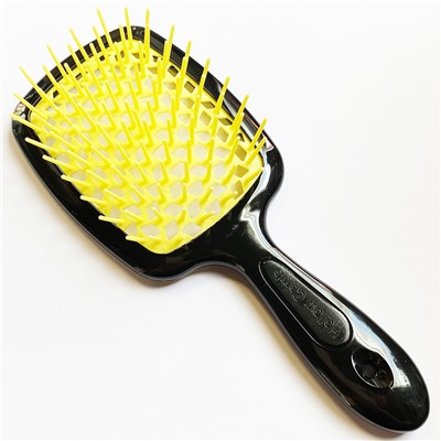 SUPERBRUSH Расческа для волос ЧЕРНО-ЖЕЛТАЯ