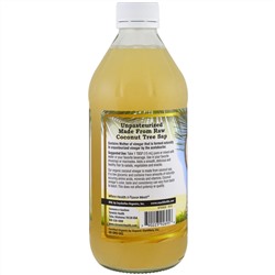 Dynamic Health  Laboratories, Organic Coconut Vinegar with Mother, 100% Raw Vinegar, 16 fl oz (473 ml)