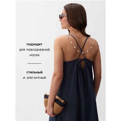 Сарафан женский MIST Muslin, размер 40-42, серый