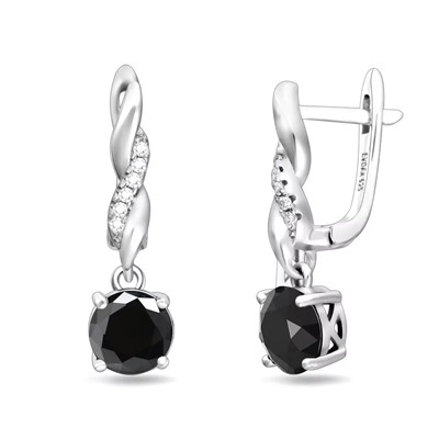 Серьги, оникс, МЦВ159