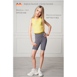 Майка-топ в рубчик для девочки Happyfox