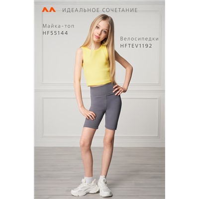 Майка-топ в рубчик для девочки Happyfox