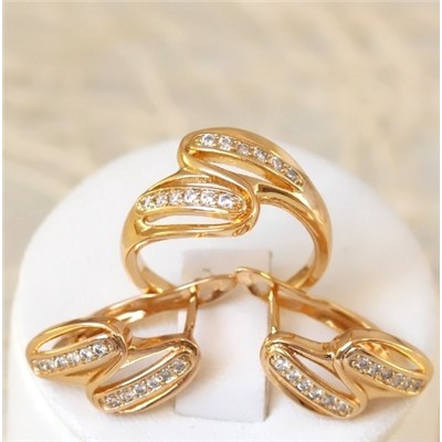 Комплект позолота Н01-2572/1  размер 16 17 20