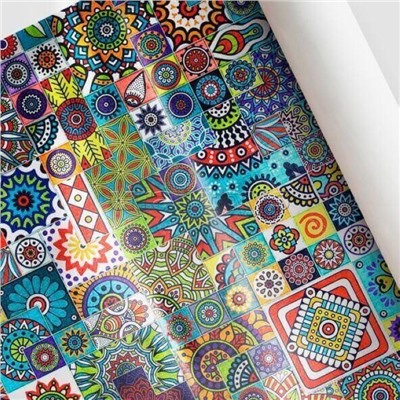 Бумага металлизированная 68,5см.х1м, в ассортименте