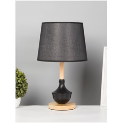Лампа настольная RISALUX ЭКО «Тамара» 1×40 Вт Е27 коричневый/черный 26×26×44 см