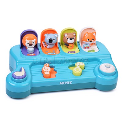 Игрушка развивающая "Музыкальные зверята" в коробке