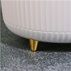 Органайзер для хранения «ENJOY», 5 секций, 14.5×14.5×12 см, цвет белый, золотистый