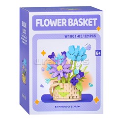 Конструктор "Цветная композиция" (321 дет.) в коробке