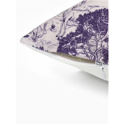 Набор наволочек декоративных «Этель» Nature, 4 шт., 40×40 см, велюр