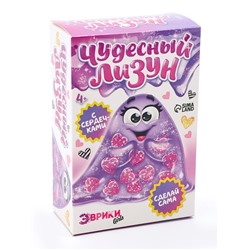 Опыты для детей «Лизун с сердечками»