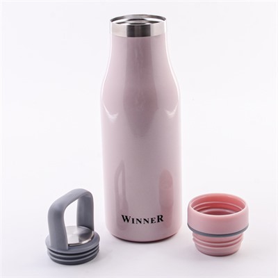 8294-1 Термобутылка светл/розовая 510 мл нерж/ст  (х24)