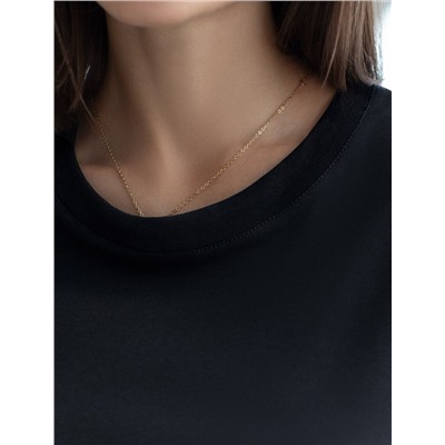 Свободная футболка из премиального хлопка с эластаном