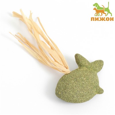 Игрушка для кошек из прессованной кошачьей мяты «Дельфин», 7 см