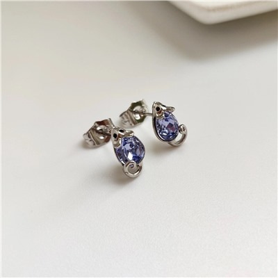 Серьги с кристаллами Swarovski