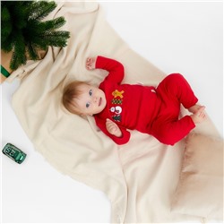 Костюм детский новогодний (кофточка, штанишки) «Крошка Я. Зимние друзья», рост 92-98 см