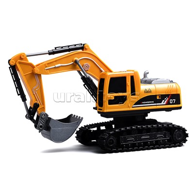 Экскаватор "Строитель" с прицепом, р/у, 27 MHz, в коробке