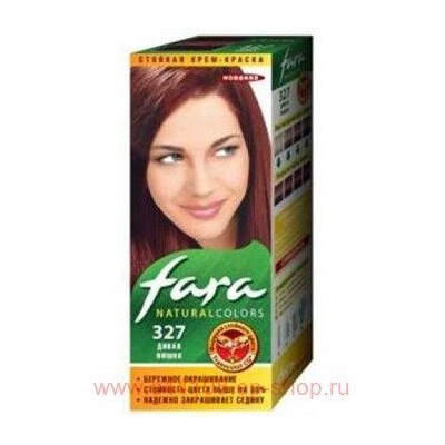 РК Fara Natural Colors Краска для волос тон 327 дикая вишня