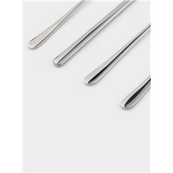 Столовые приборы Magistro «Дина», 4 предмета, нержавеющая сталь, серебристые