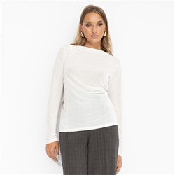 Лонгслив с декоративной сборкой, Линия утончённости