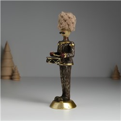 Фигурка полистоун «Солдатик с барабаном», 5×6×19 см