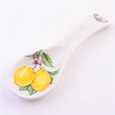 60161 Подставка под ложку 22,3см Лимонный праздник доломит LR (х72)