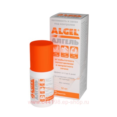 Алгель Дезодорант-ролик антиперспирант 50мл