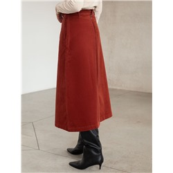 Юбка  из эластичного микро-вельвета