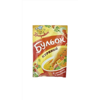 Бульон куриный с овощами и зеленью Приправыч 75 гр.