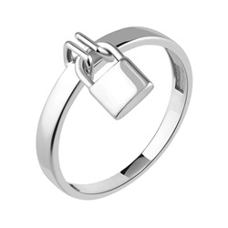 Кольцо из серебра без вставки, Л-11326