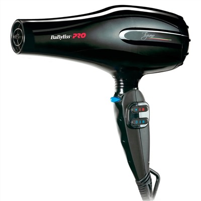 BaByliss Профессиональный фен для волос / PRO Tiziano BAB6310RE, 2100 Вт, черный 5335