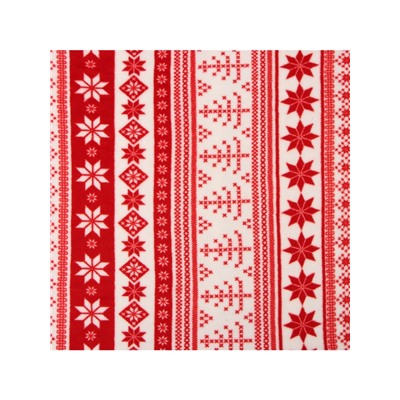 Плед «Этель. Новогодний узор», 150×200 см, корал-флис