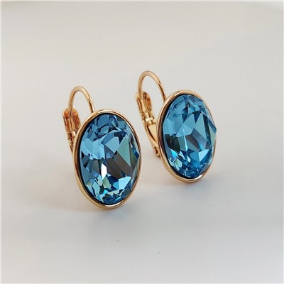 Серьги с кристаллами Swarovski