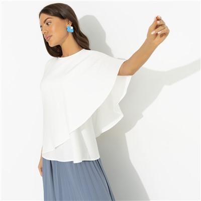 Блуза свободного асимметричного кроя, Лёгкая драма