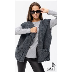 Жилет "Тедди" графит