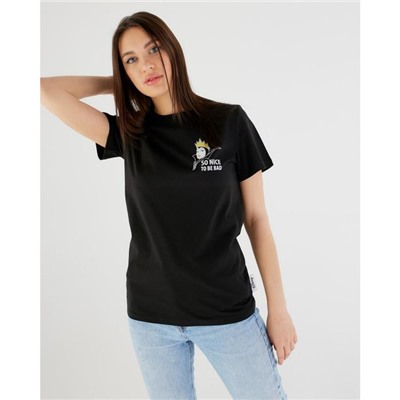 Футболка женская So nice «Злодейки», черный